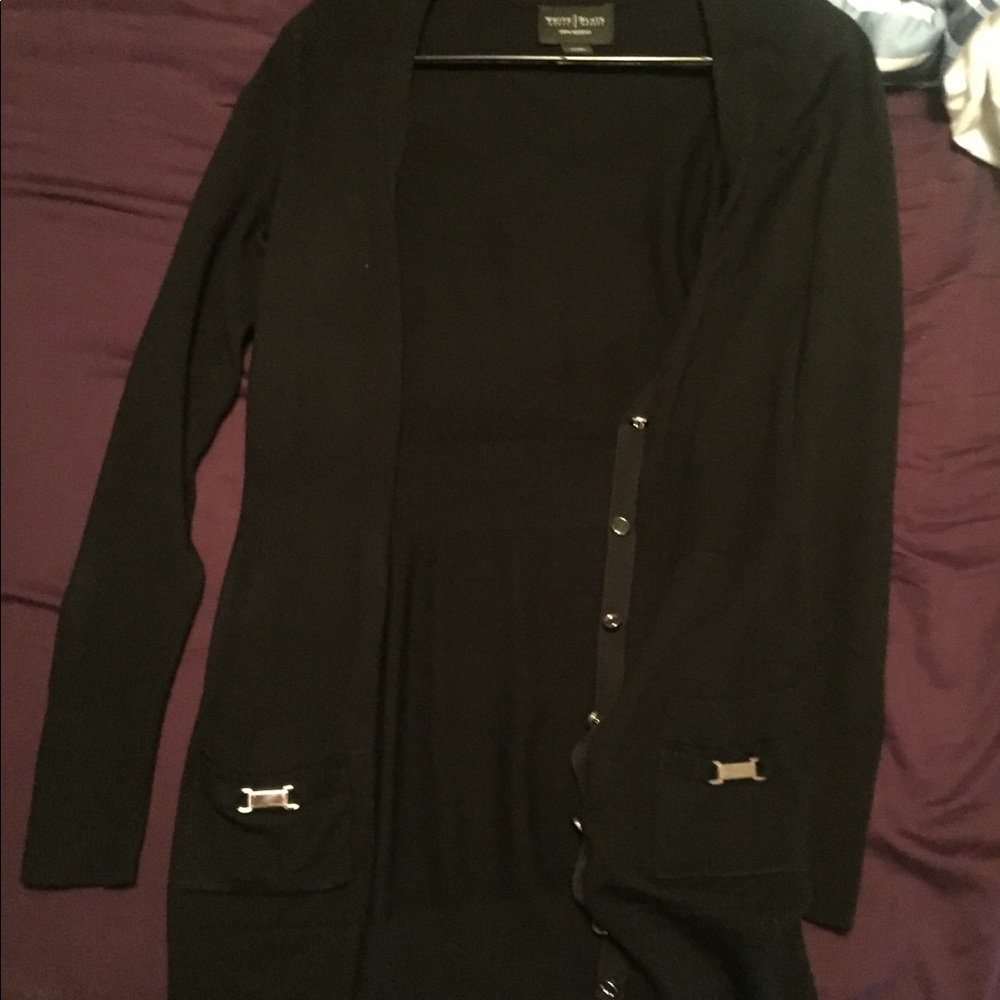 Black long sleeve sweater